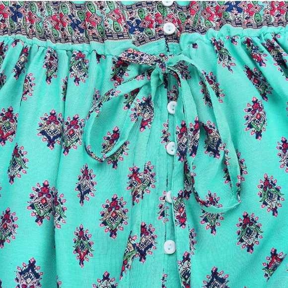 ☆ HP ☆ Maxi shirt boho beach sun dress NWOT - Picture 5 of 6